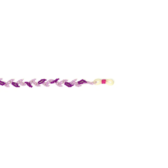 بند عینک lavender منجوق‌بافی