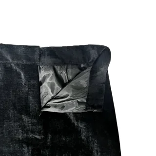 دامن مخمل مشکی با فرم راسته
